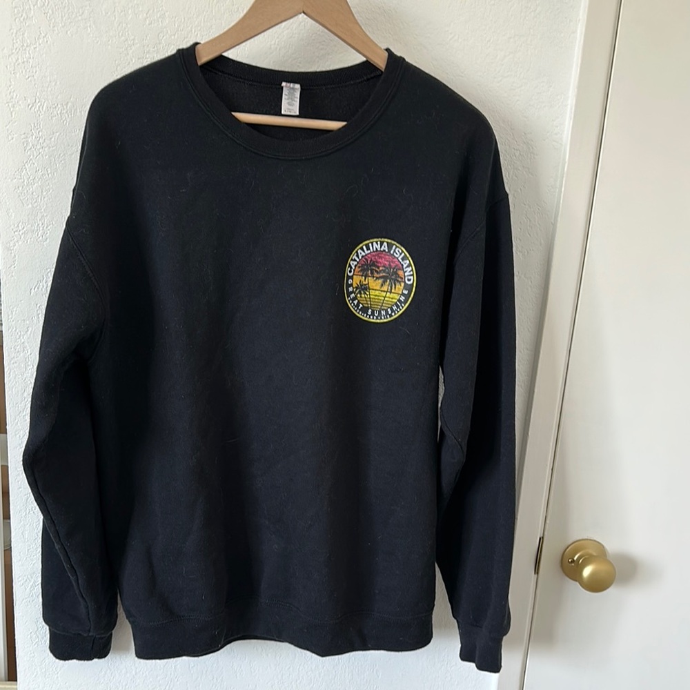 Catalina Island Black Sweatshirt